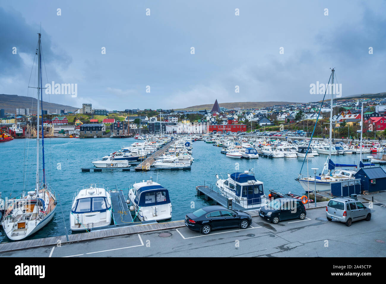 Tinganes, Tórshavn old town, Streymoy, Faroe Islands, Denmark, Europe Stock Photo