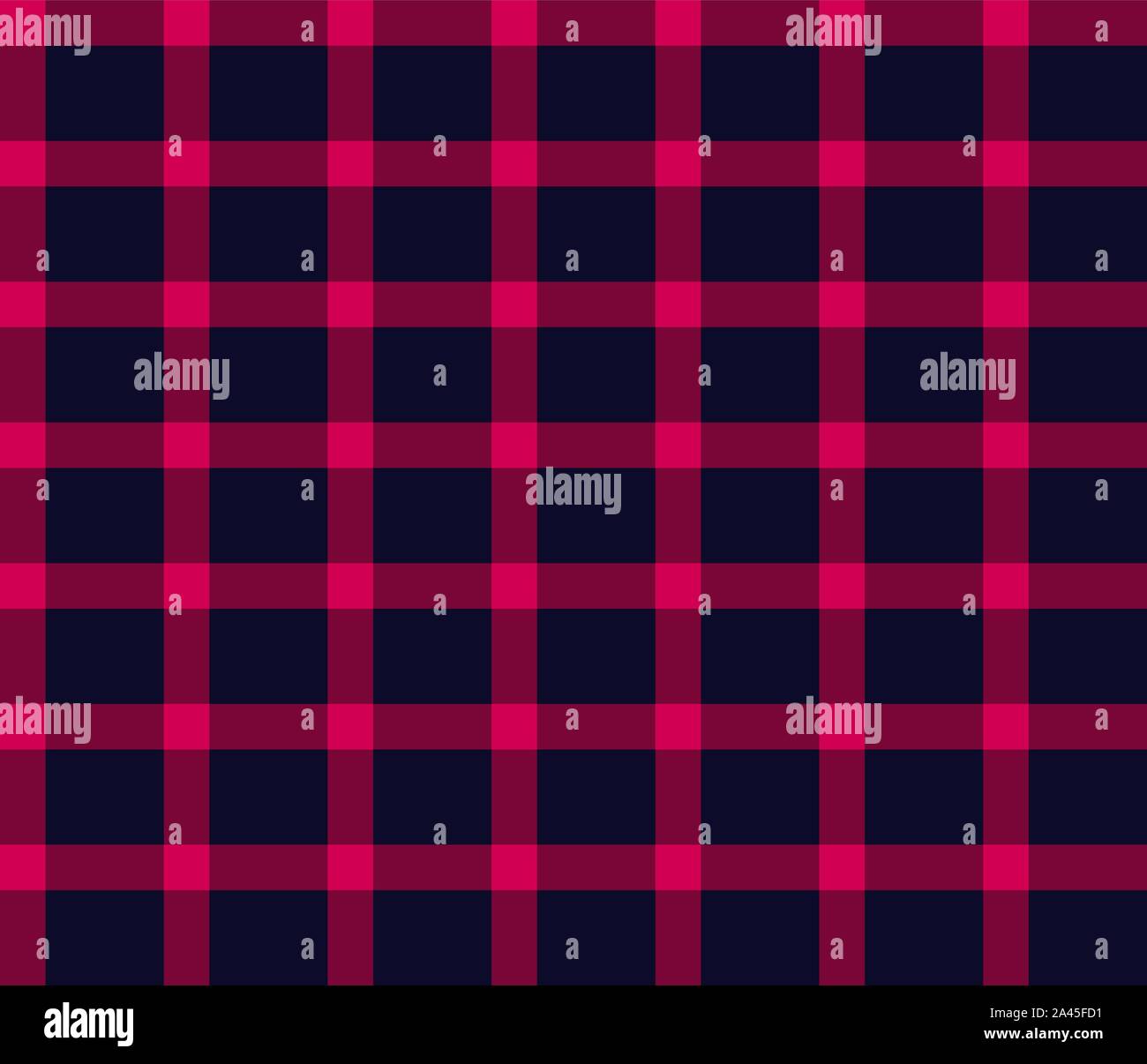 Dark blue and pink checkered seamless pattern. Navy blue and purple plaid texture. Gingham seamless background. Lumberjack backdrop for textile.Vector Stock Vector