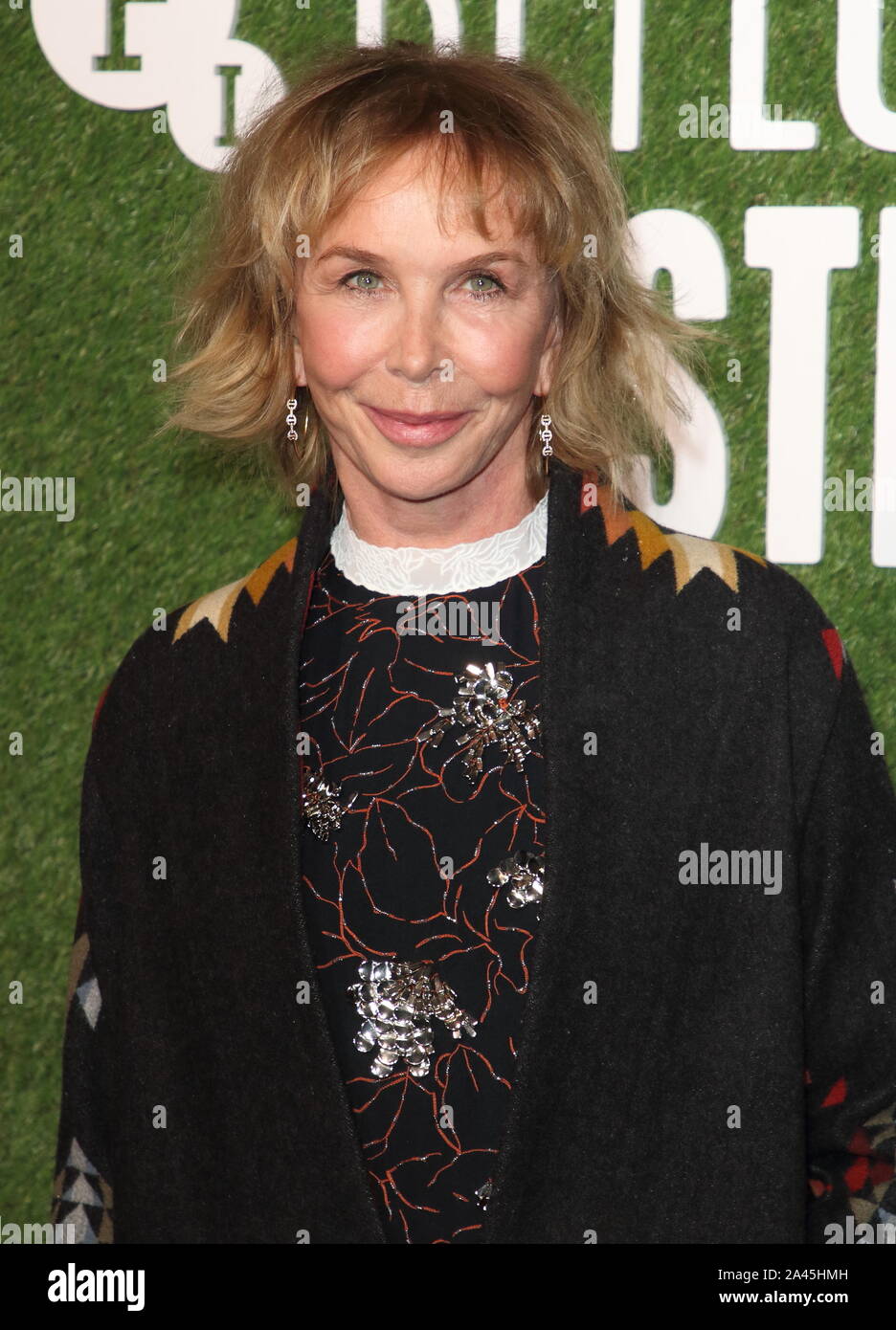 London, UK. 11th Oct, 2019. Trudie Styler attends the 'Western Stars' European Premiere during the 63rd BFI London Film Festival at the Embankment Gardens Cinema in London. Credit: SOPA Images Limited/Alamy Live News Stock Photo