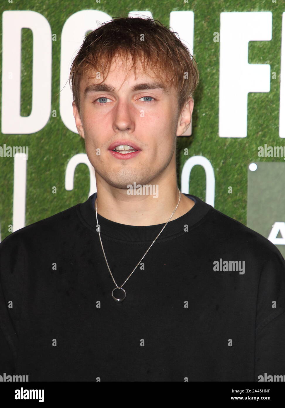 London, UK. 11th Oct, 2019. Sam Fender attends the "Western Stars" European  Premiere during the 63rd BFI London Film Festival at the Embankment Gardens  Cinema in London. Credit: SOPA Images Limited/Alamy Live