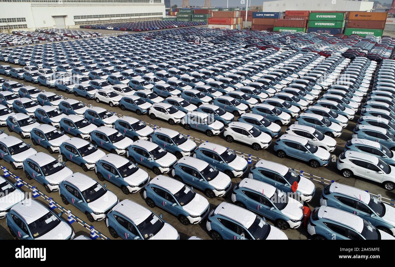 Rows Of Domestically Manufactured Cars Are Lined Up Before Being