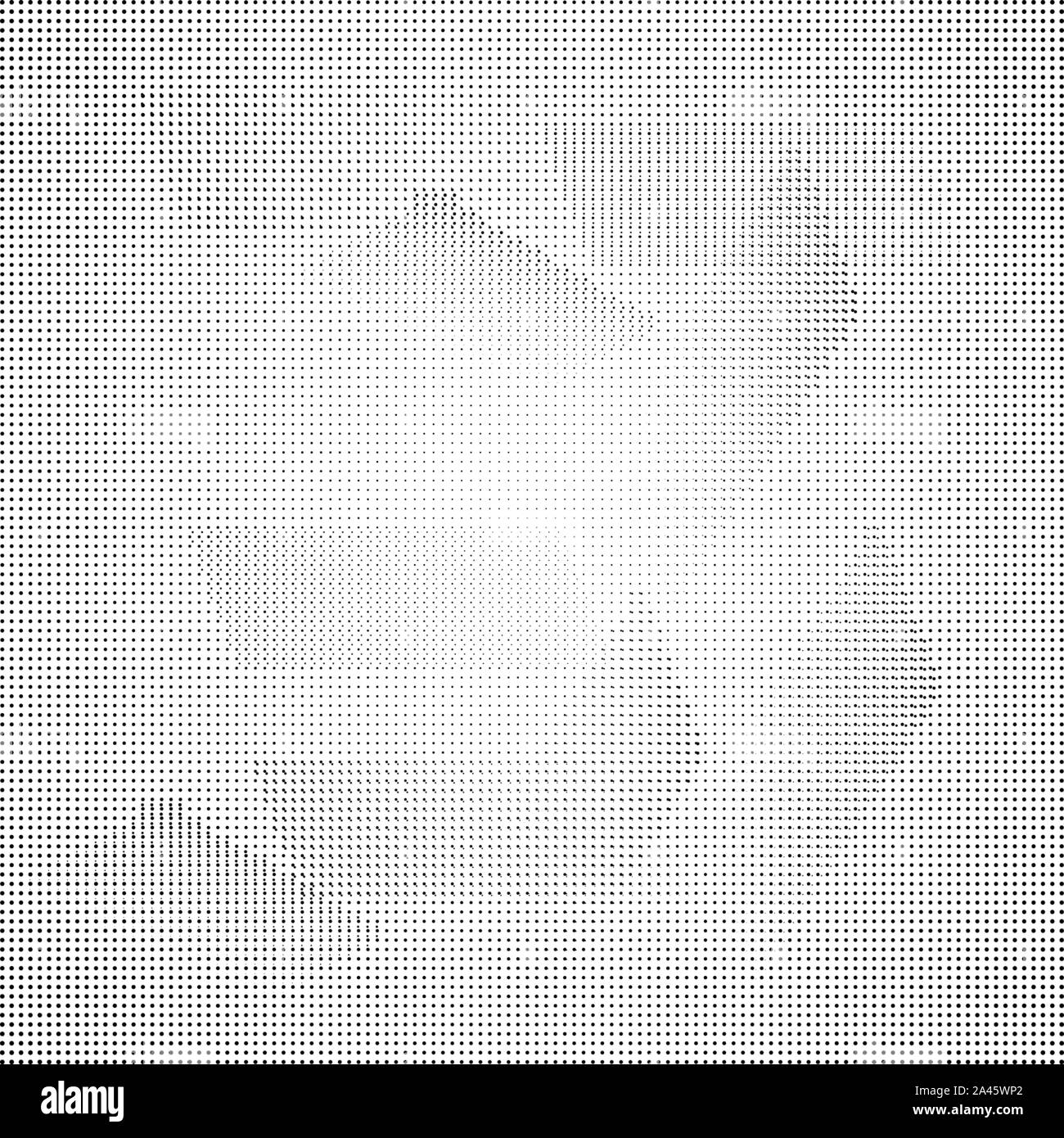 Halftone Pattern. Set of Dots. Dotted Texture. Overlay Grunge Template ...