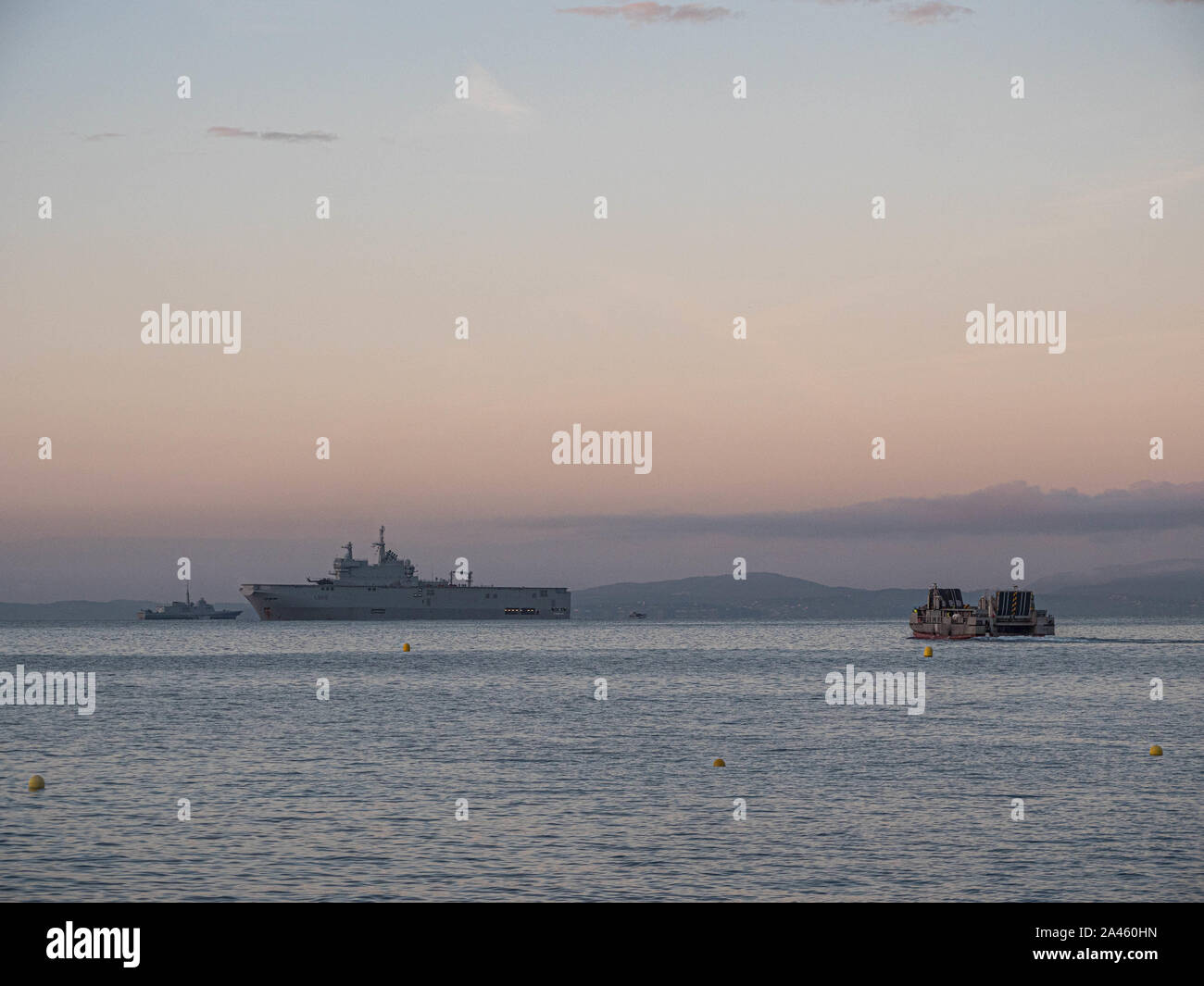 French Navy Training at le dramont near St.Raphael - 9th October 2019 Stock Photo