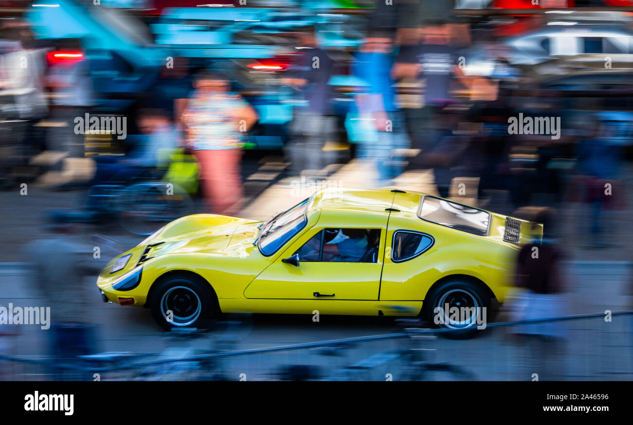 Dresden Germany 12th Oct 19 A Melkus Sports Car Drives Into The Stallhoff At A Meeting