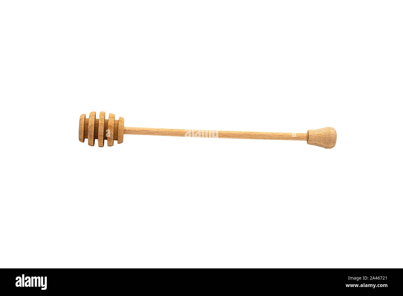 wooden spoon for honey. isolate on a white background Stock Photo Alamy