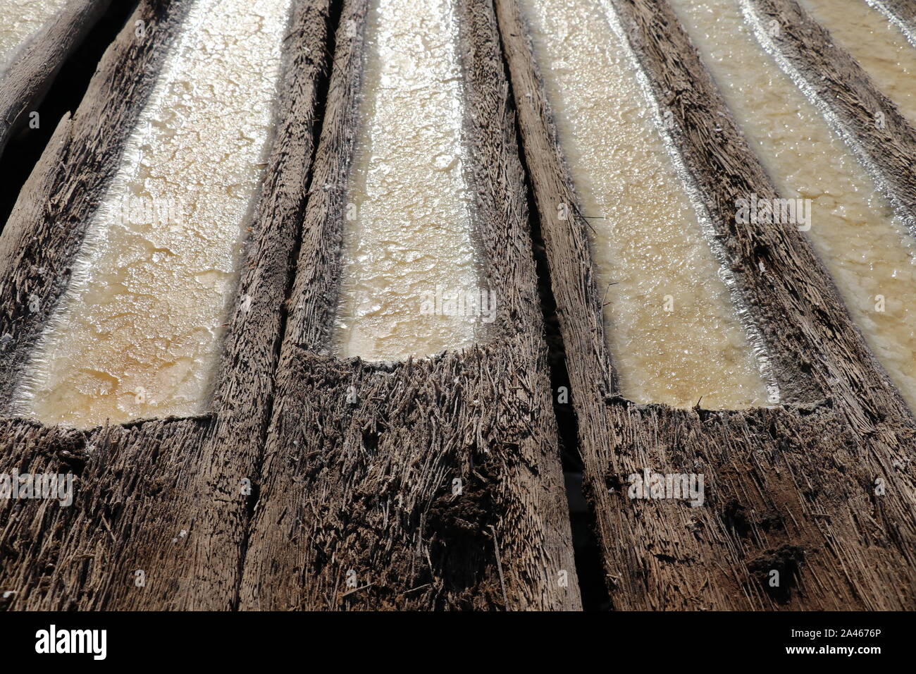 Process of production and crystallization of salt from sea water