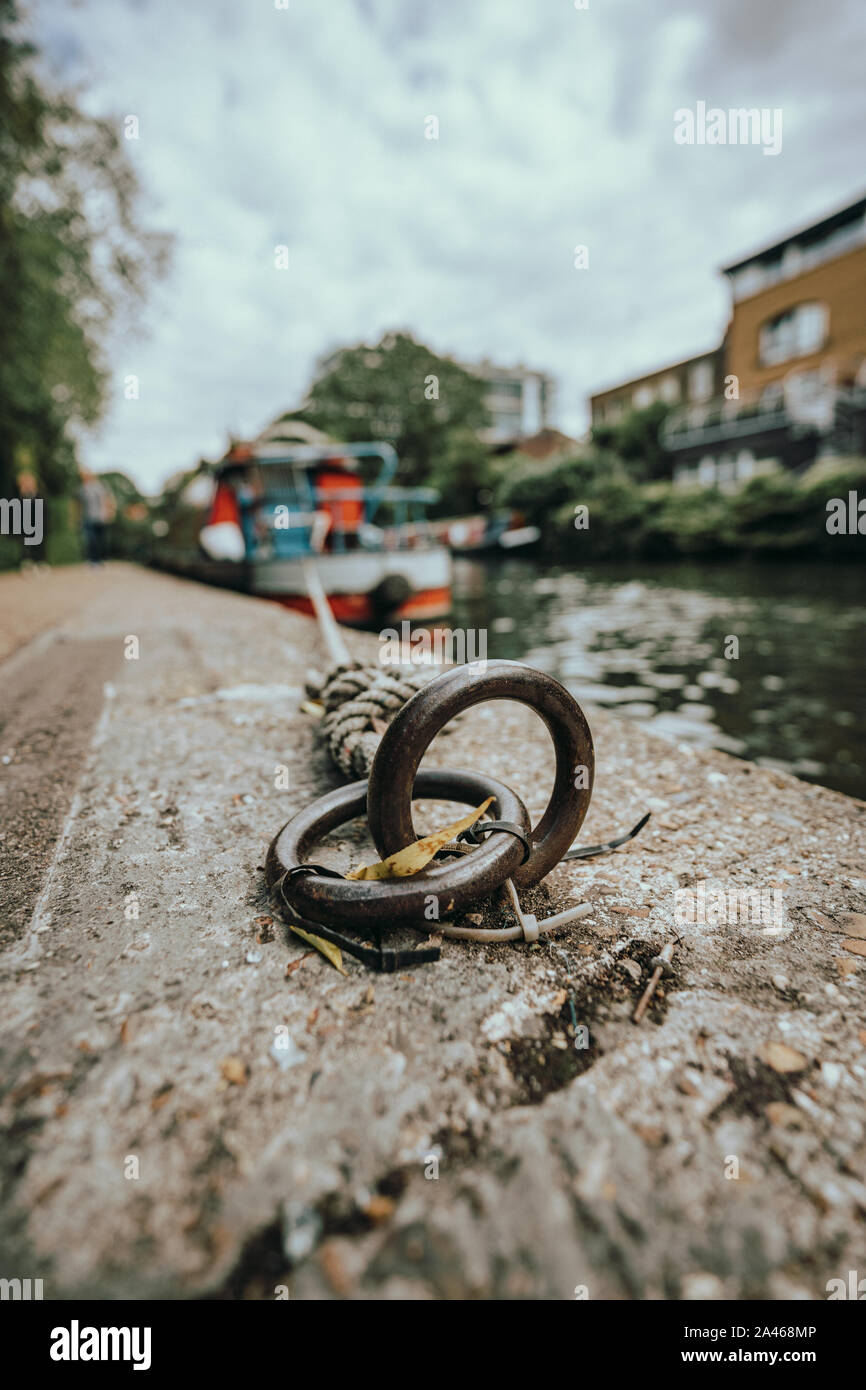 view of London canals Stock Photo