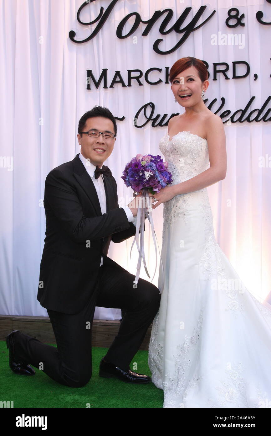 TAIWAN OUT–FILE–Malaysian singer Fish Leong and her husband Tony