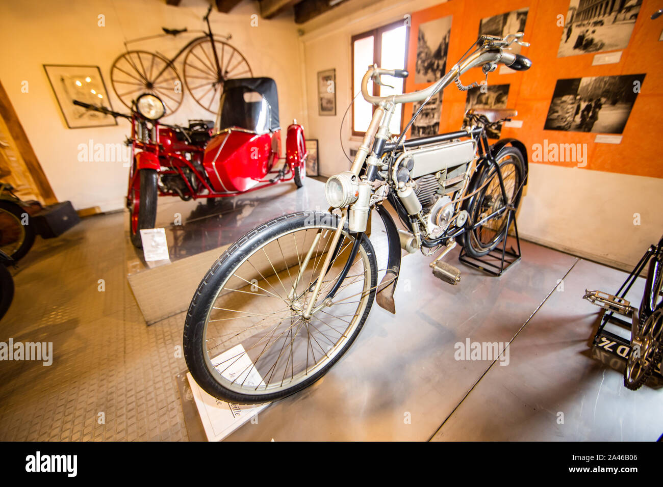 Marseille (France) Musée de la moto - Motorcycle museum Stock Photo