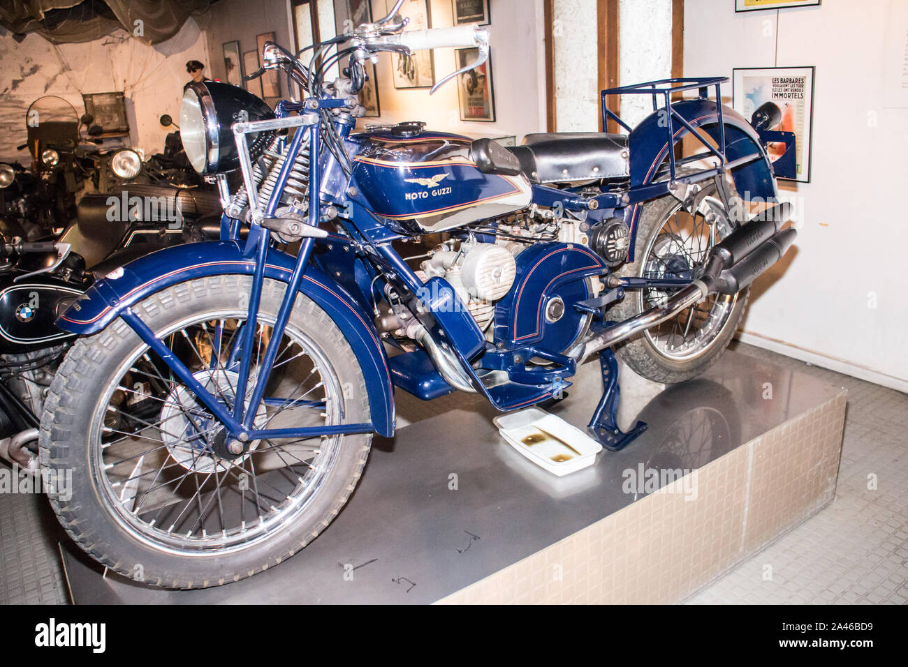 Marseille (France) Musée de la moto - Motorcycle museum Stock Photo