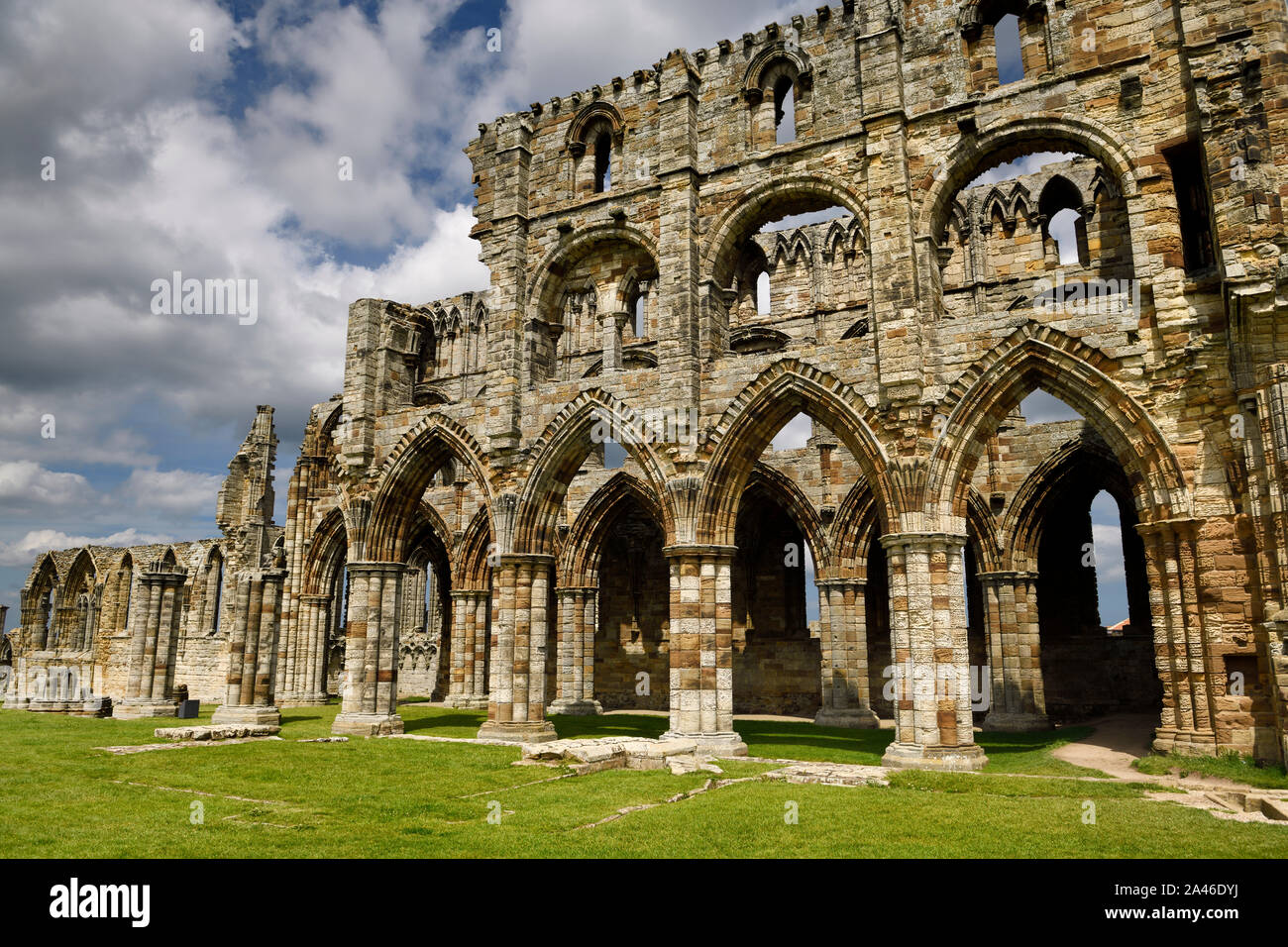 Ruins of benedictine monastery hi-res stock photography and images - Alamy