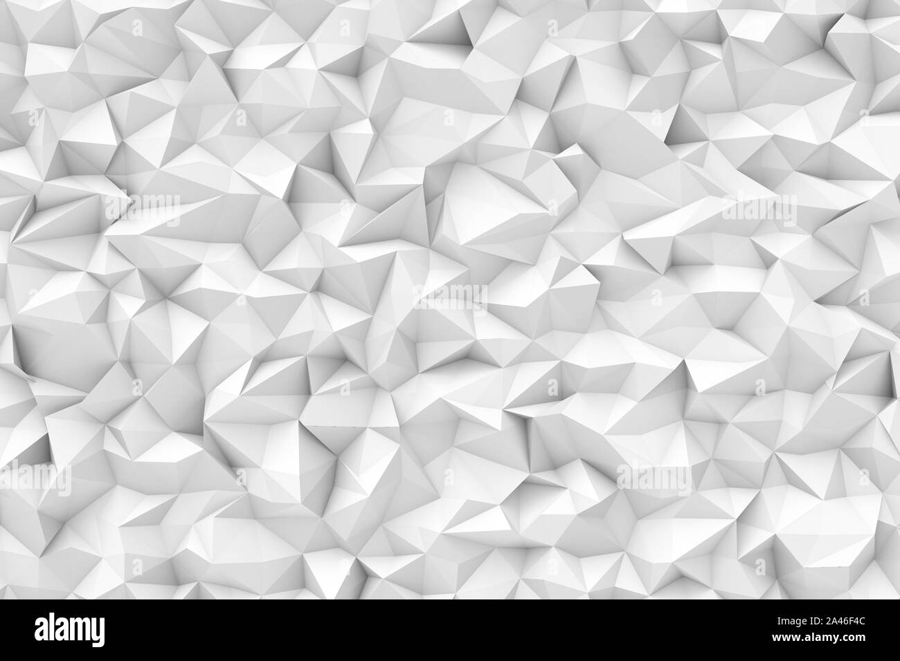 3d Rendering Of White Polygonal Triangular Geometric Abstract Background Geometric Background Computer Graphics Stock Photo Alamy