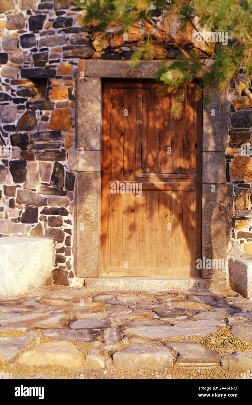 Cretan cottage, Mediterranean house Stock Photo