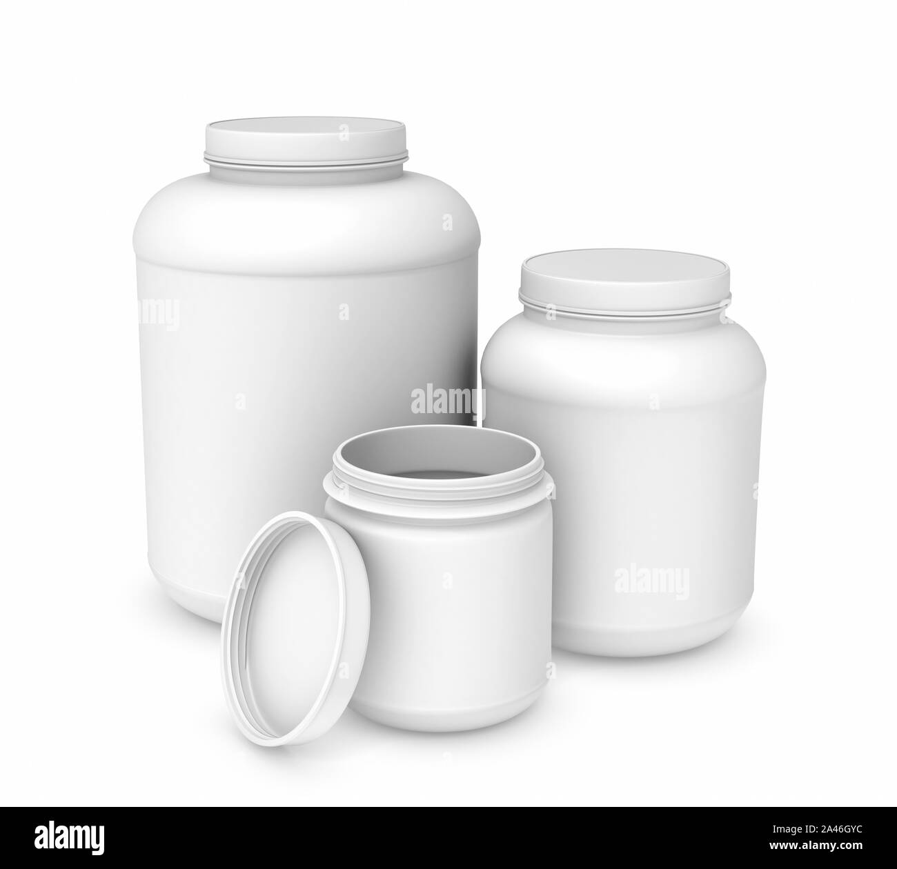 https://c8.alamy.com/comp/2A46GYC/3d-rendering-of-three-blank-white-plastic-jars-of-different-sizes-isolated-on-white-background-cans-and-containers-loading-and-transportation-liqui-2A46GYC.jpg