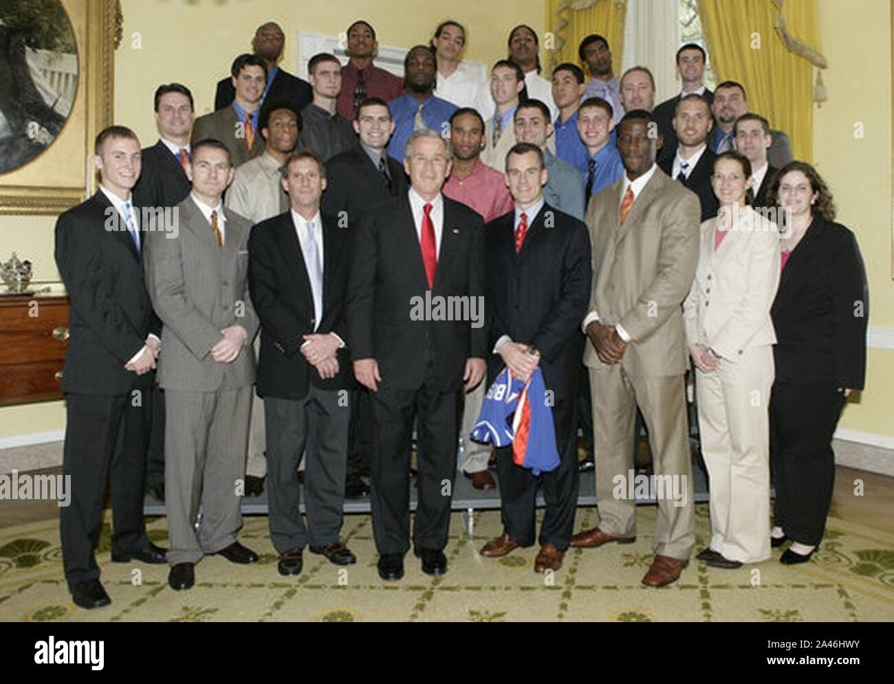 Florida Gators 2006 championship team. Stock Photo