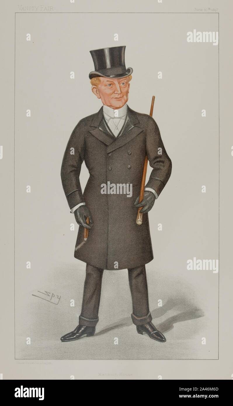 George Faudel-Phillips Vanity Fair 10 June 1897. Stock Photo