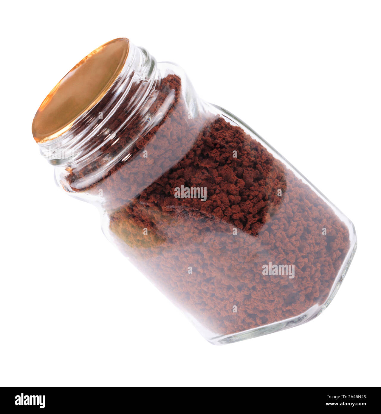 Jar of Instant Coffee Isolated Stock Photo Alamy