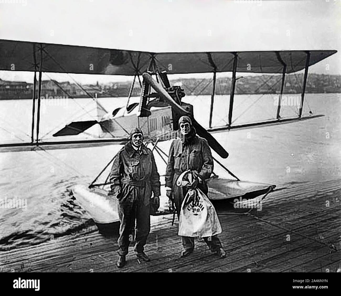 First international Airmail flight, 1919 Stock Photo - Alamy
