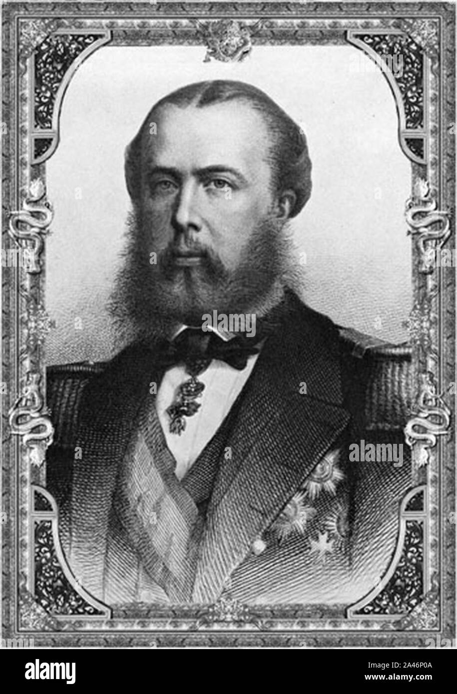 Fernando Maximiliano José de Habsburgo-Lorena. Stock Photo