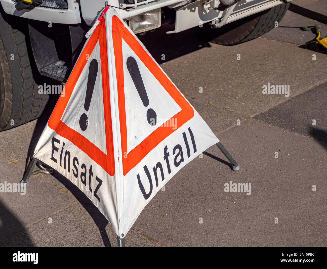 Warndreieck Safety Triangle Road Hazard Vtg Made in Germany Automobile