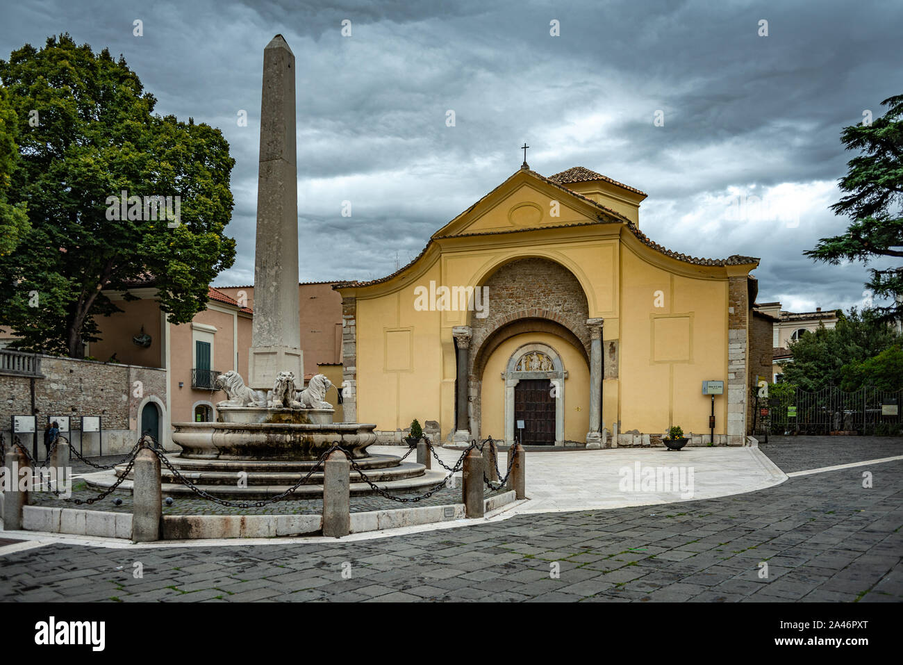 Church of Santa Sofia in Benevento Italy Stock Photo