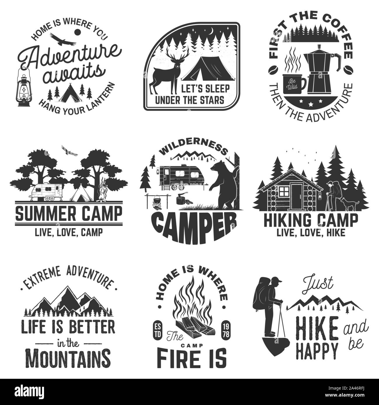 Mountains outdoor adventure t-shirt print Vector Image