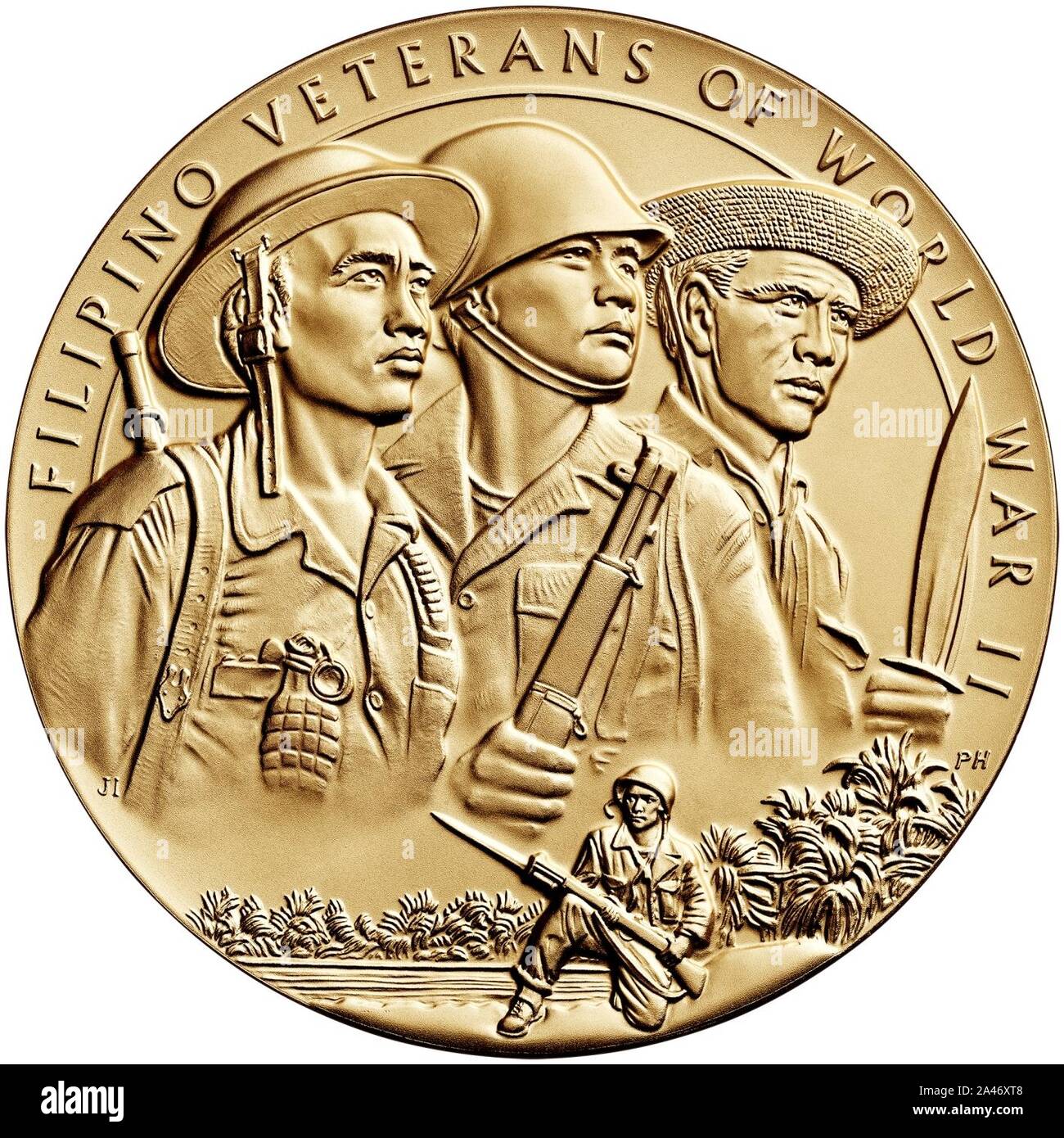Filipino Veterans WWII Congressional Gold Medal Stock Photo Alamy