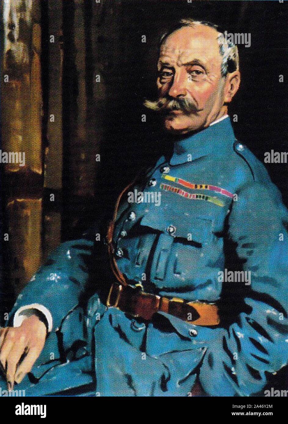 Ferdinand Foch (par William Orpen). Stock Photo