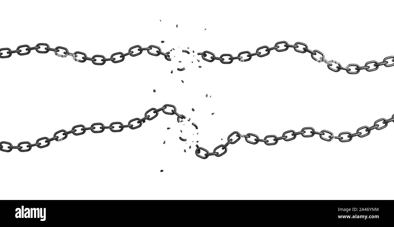 A chain is as strong as its weakest link hires stock photography and