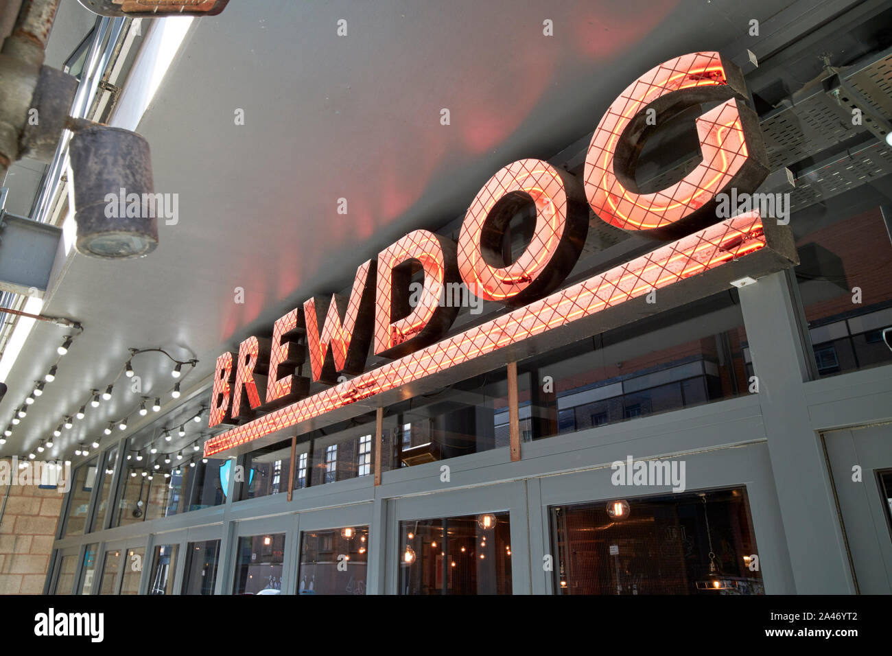 brewdog pub in the ropeworks Liverpool England UK Stock Photo