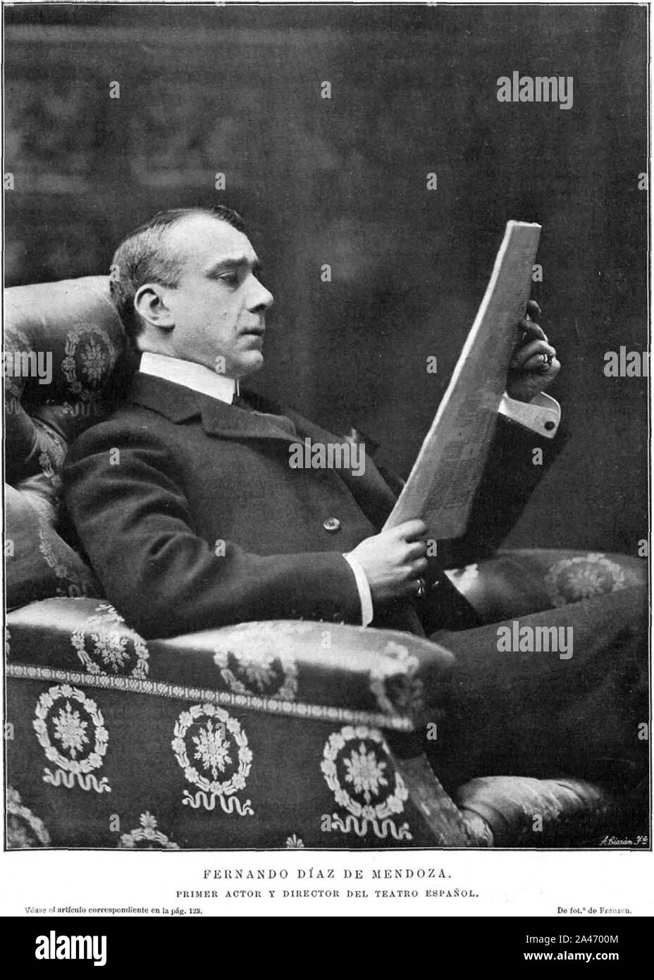 Fernando Díaz de Mendoza, de Christian Franzen Stock Photo Alamy