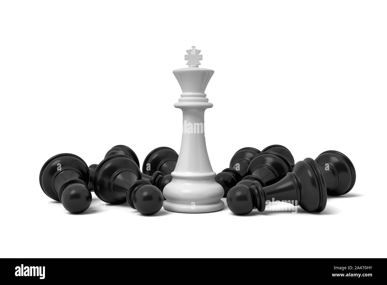 King chess piece Stock Photo - Alamy