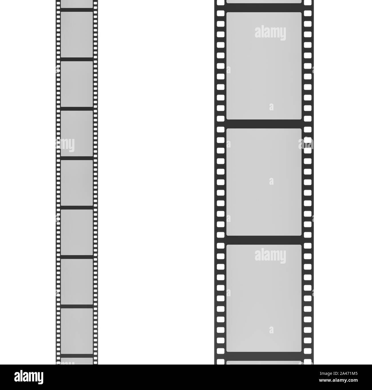 Film strips vertically Cut Out Stock Images & Pictures Alamy