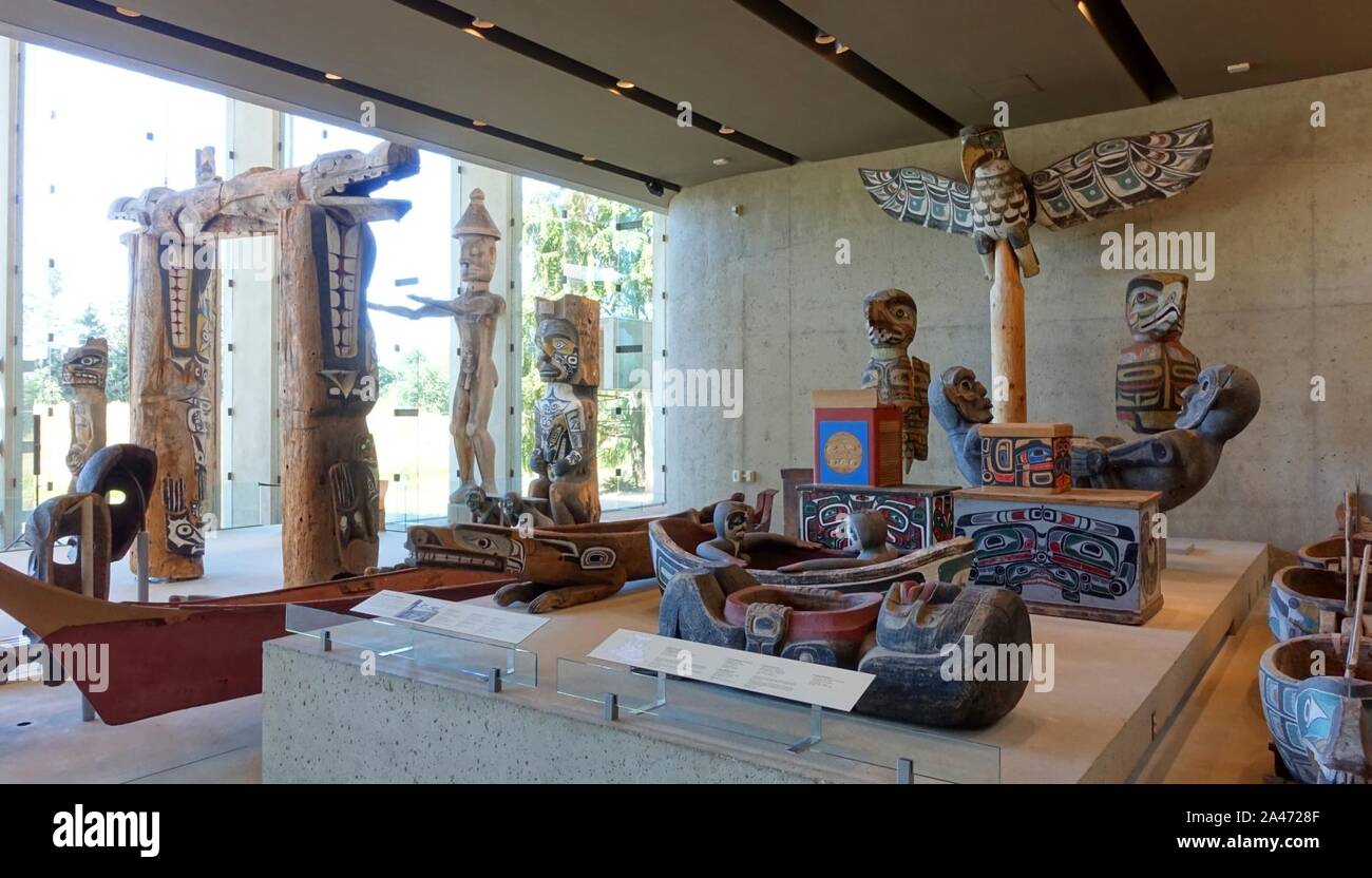 First Peoples exhibit Stock Photo - Alamy