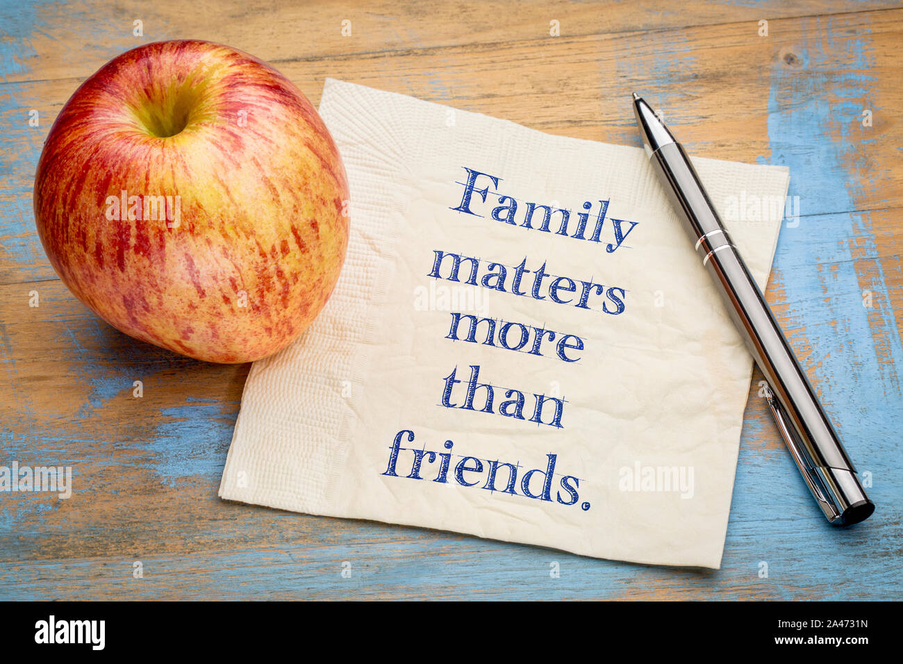 Does family matter more than friends?