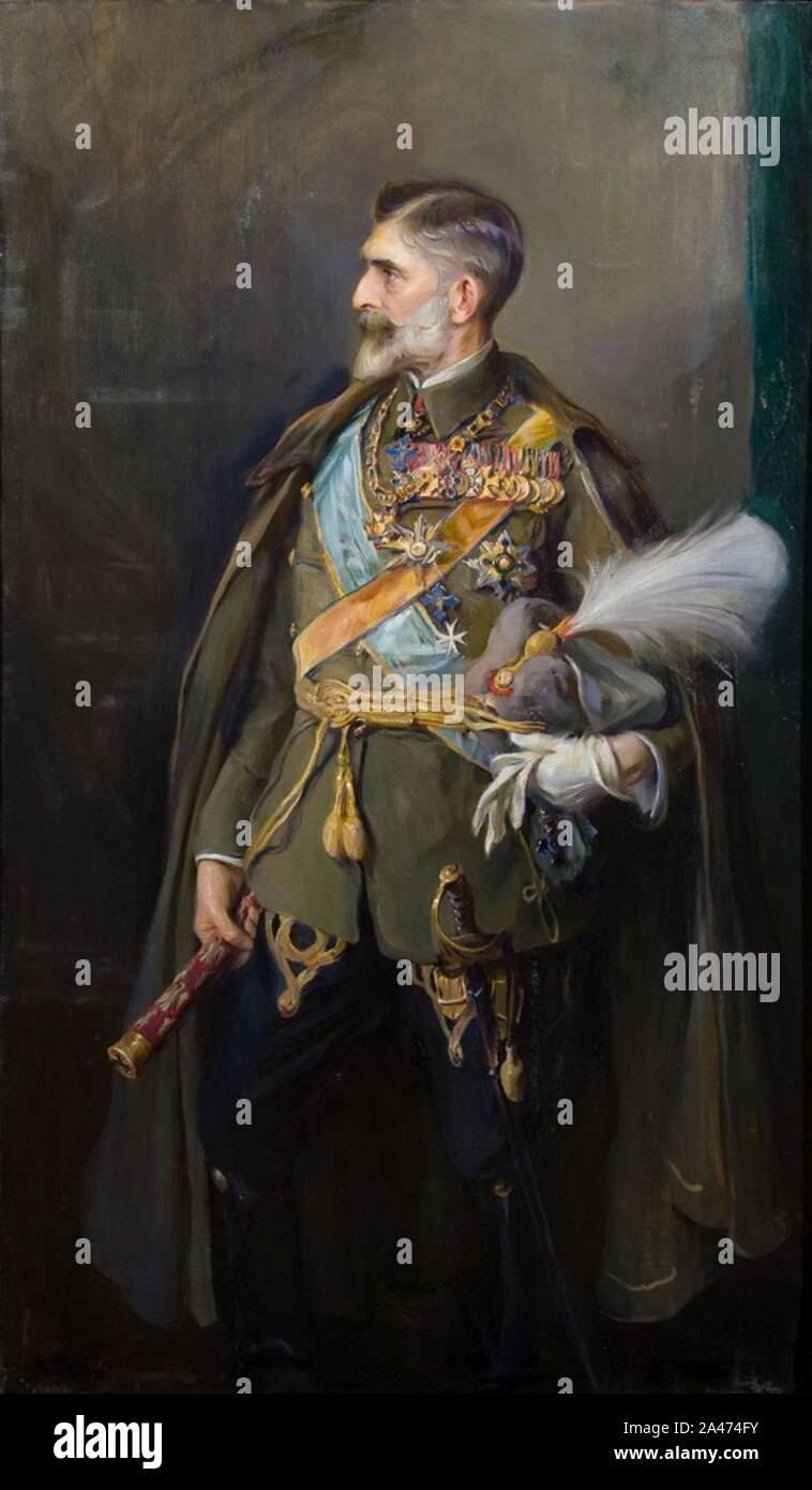 Ferdinand I, King of Romania, Prince of Hohenzollern-Sigmaringen. Stock Photo