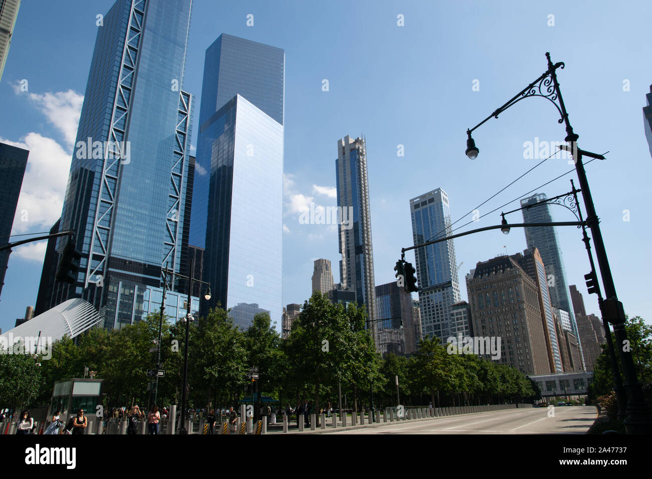 Three World Trade Center in the Financial District, New York City, USA Stock Photo