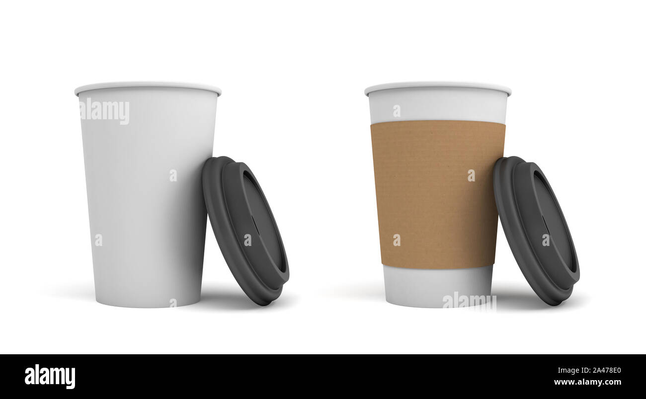 https://c8.alamy.com/comp/2A478E0/3d-rendering-of-two-white-paper-coffee-cups-with-open-black-lids-one-of-the-cups-with-a-brown-holding-stripe-hot-drinks-disposable-cups-takeaway-c-2A478E0.jpg