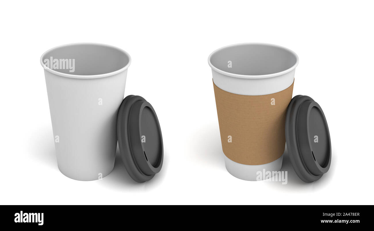 Two side by side cups Cut Out Stock Images & Pictures - Alamy