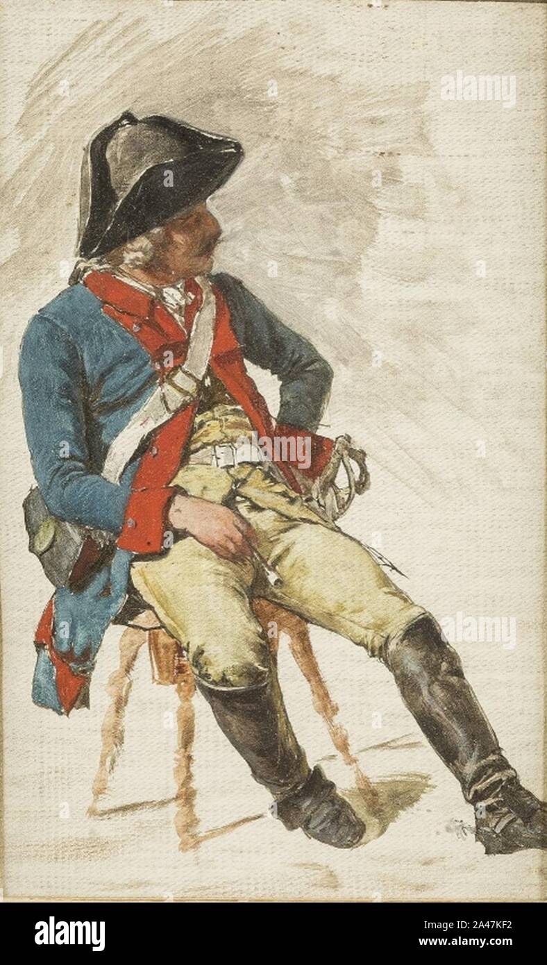 Sitzender soldat hi-res stock photography and images - Alamy