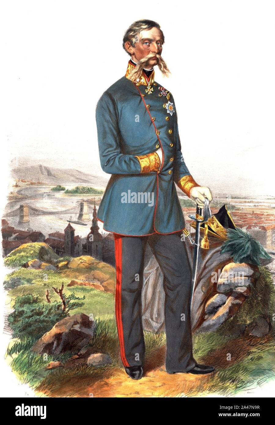 Feldzeugmeister Freyherr von Haynau. Stock Photo
