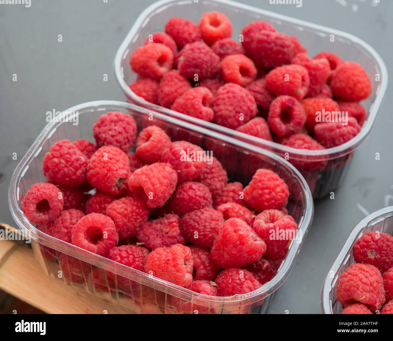 Natural organic raspberries in hi-res stock photography and images - Alamy