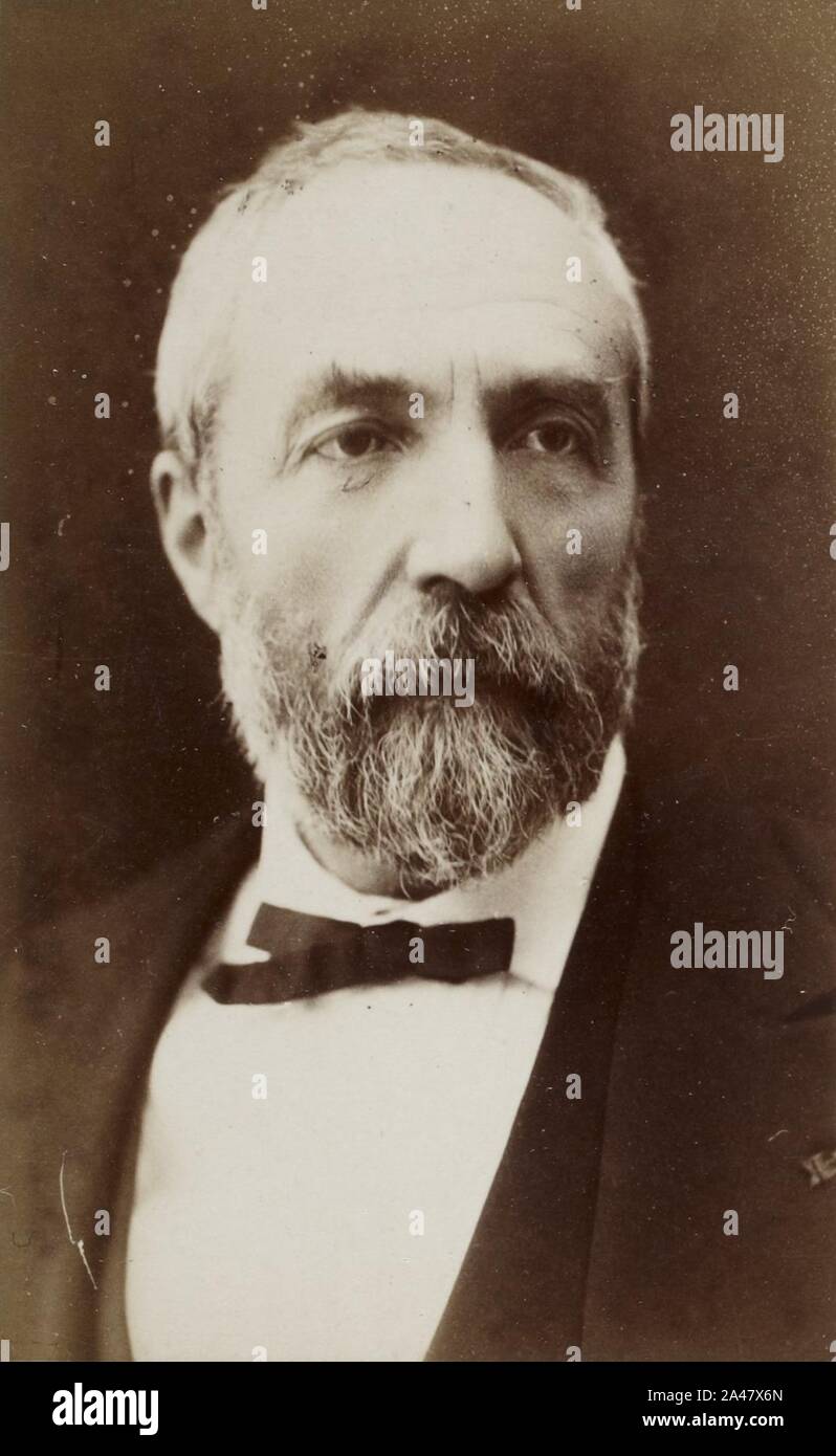 Ferdinand André Fouqué (Eugène Pirou, 1883). Stock Photo