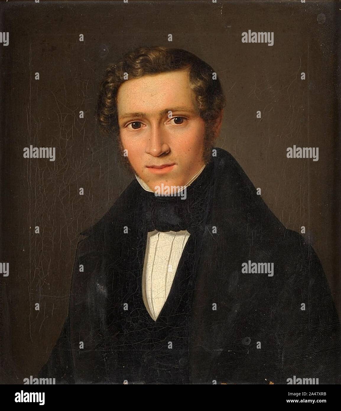 Ferdinand Hartmann Portrait Carl W Jaecke 1837. Stock Photo