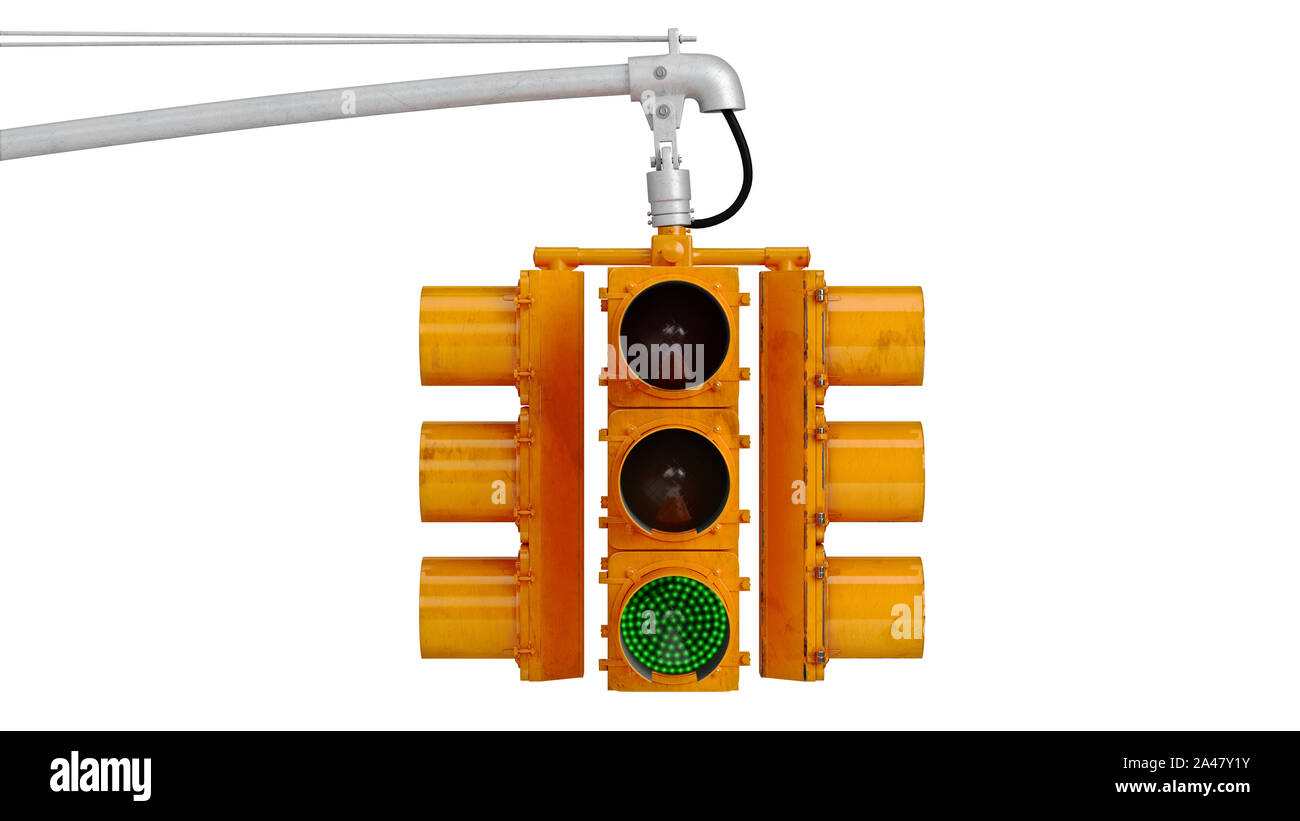 Traffic light yellow sign stoplight. 3D rendering Stock Photo Alamy