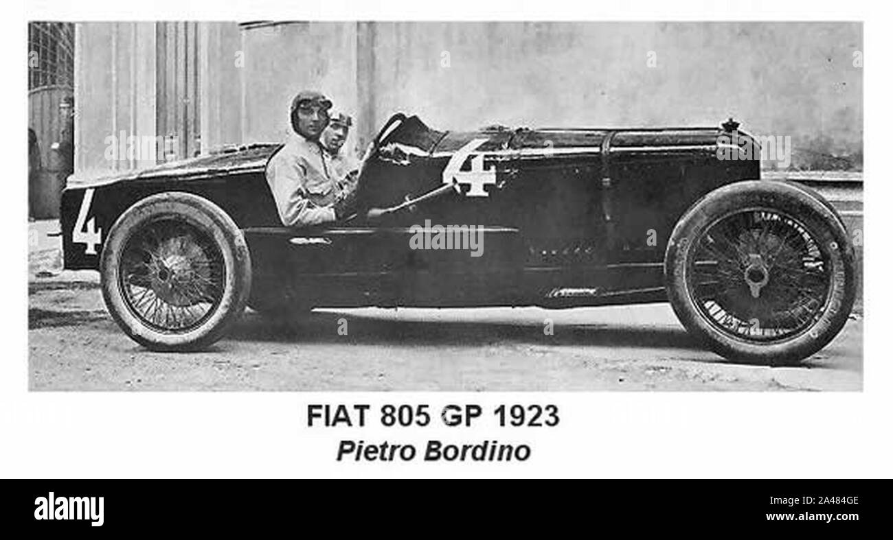 Fiat-805. Pietro Bordino(1923). Stock Photo