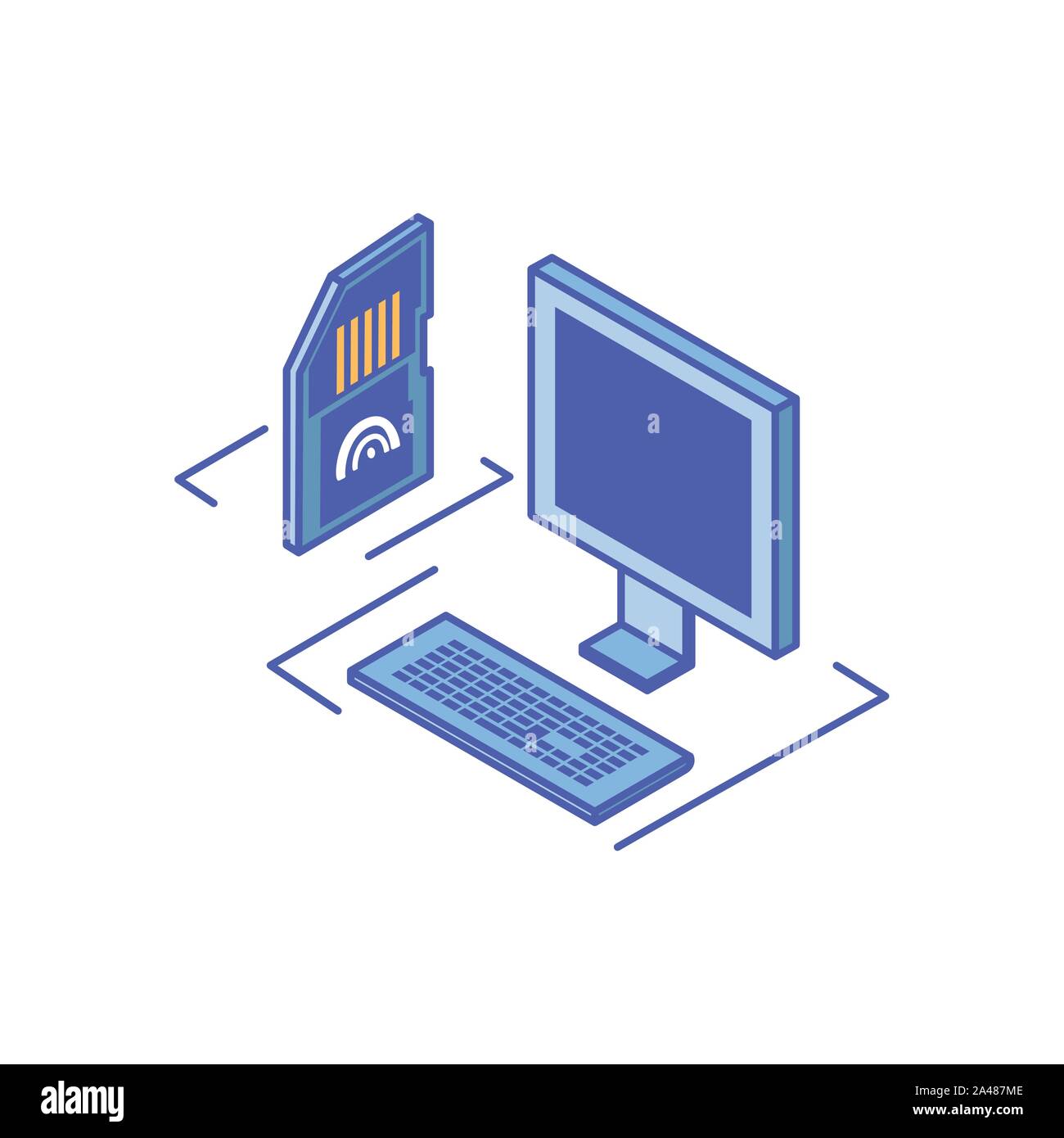 Lcd screen micro Stock Vector Images - Alamy