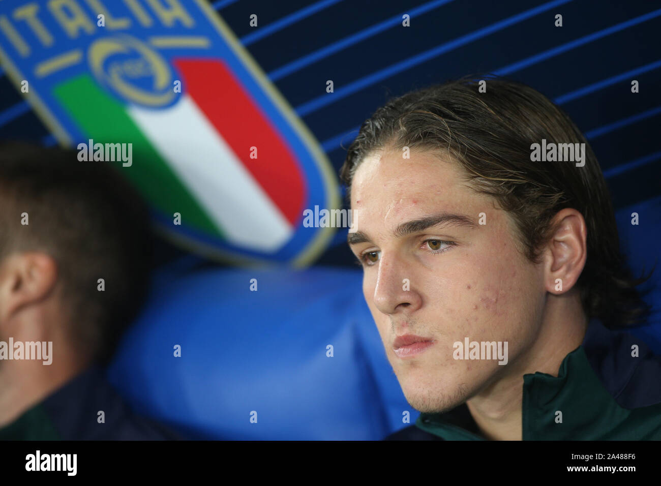 Rome, Italy. 12th Oct, 2019. ROME, ITALY - 12 OCTOBER 2019: Nicola Zaniolo during the UEFA Euro 2020 qualifier match between Italy and Greece, group j on October 12, 2019 in Rome, Italy. Credit: Independent Photo Agency/Alamy Live News Stock Photo