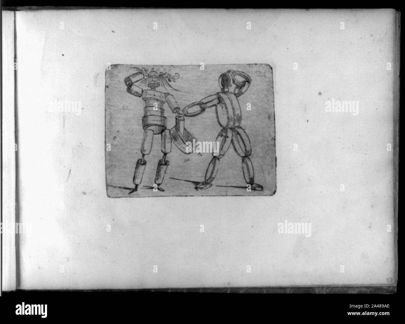 Figures containing knife grinder, bell ringer Stock Photo Alamy