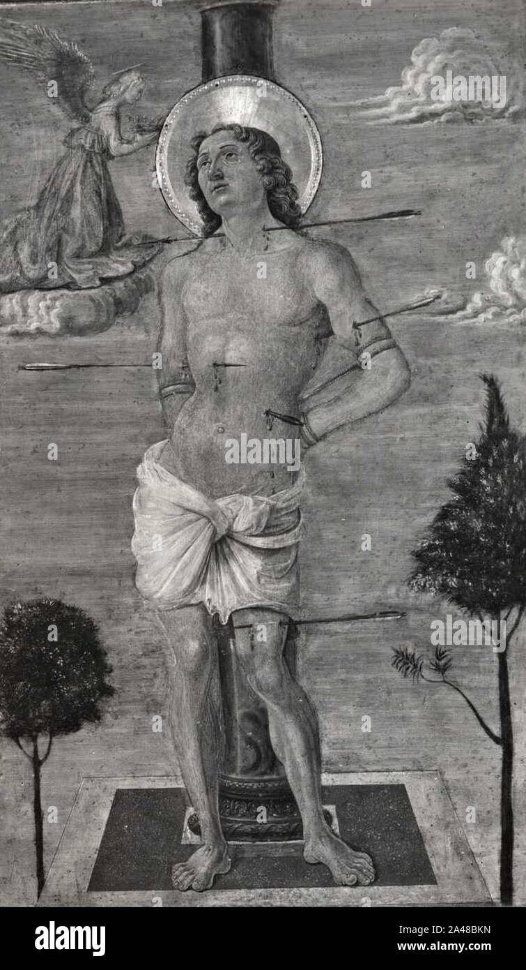 Fiorenzo di Lorenzo - San Sebastiano, inv. 60, 1475 ca. - 1476 ca. Stock Photo